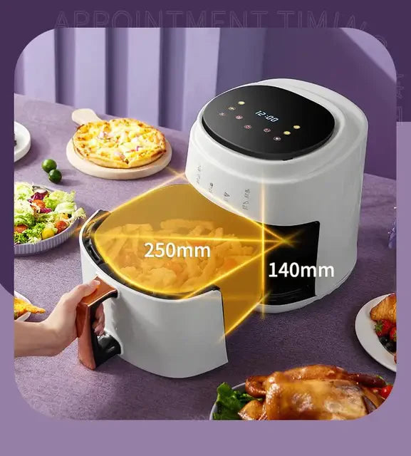 Friteuza Air Fryer Touch 8L – CADOU SET 100 DE HARTII