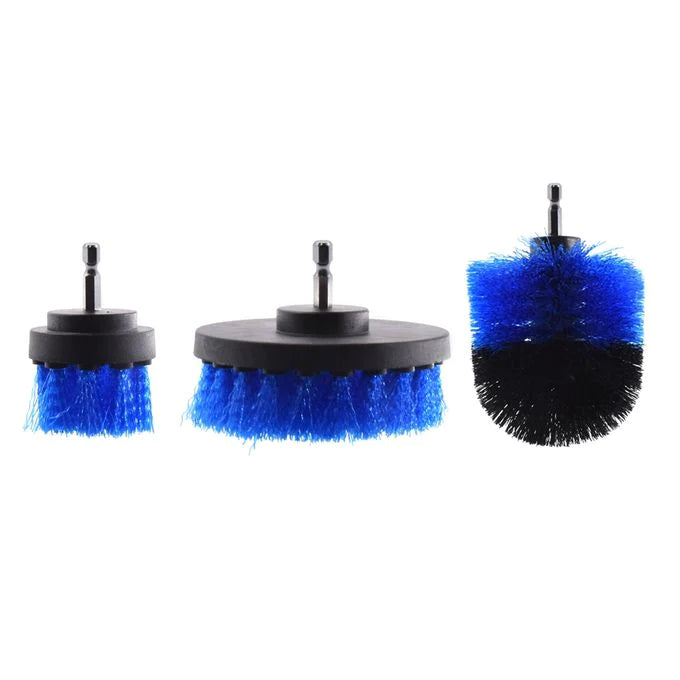 Set 3 perii de curatare cu adaptor pentru bormasina sau autofiletanta