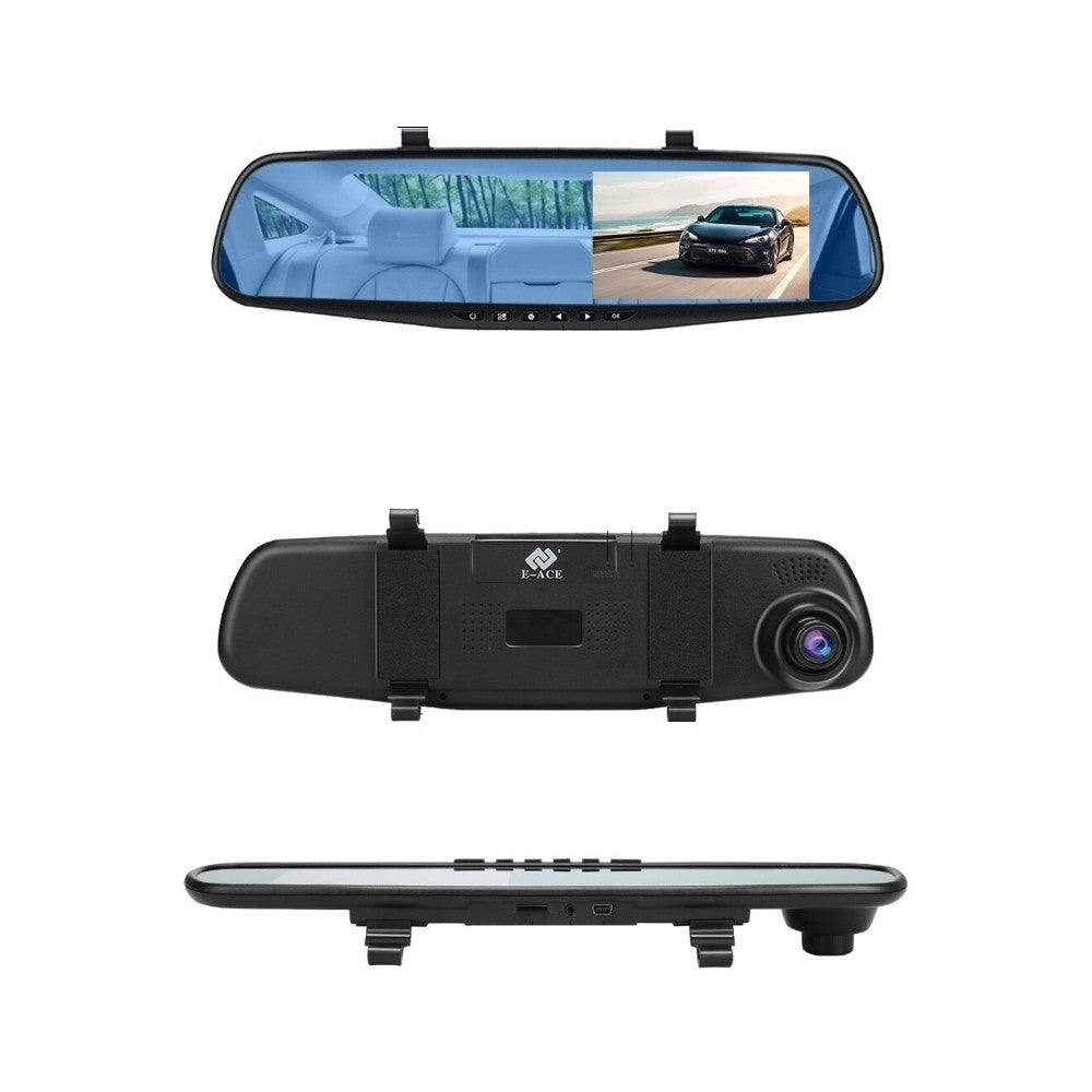 Oglinda monitor dual camera 4.3 inch pentru parcare
