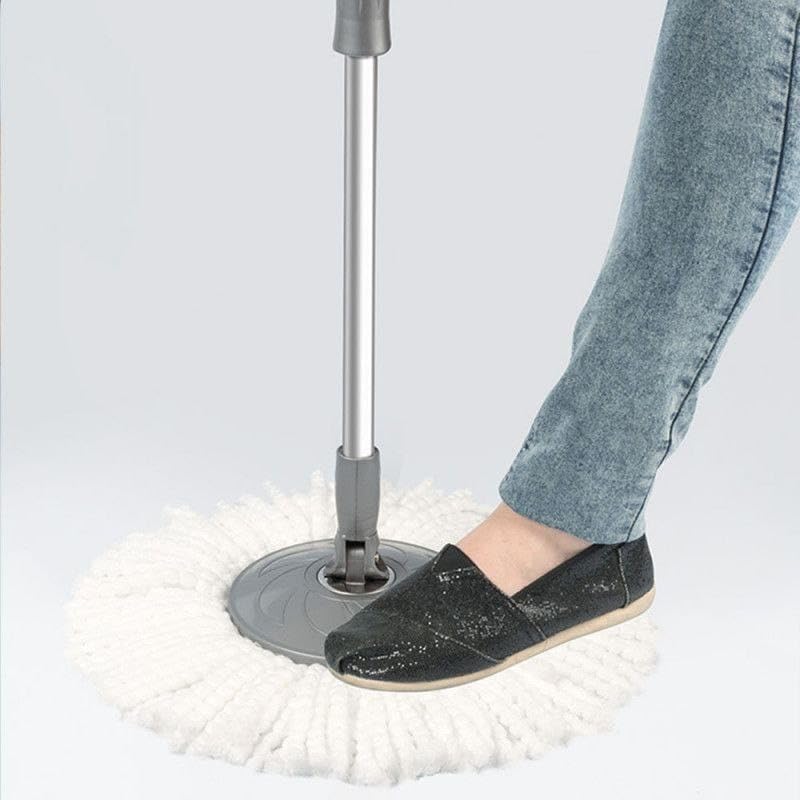 Mop Rotativ cu Două Recipiente Separabile + CADOU 3 REZERVE