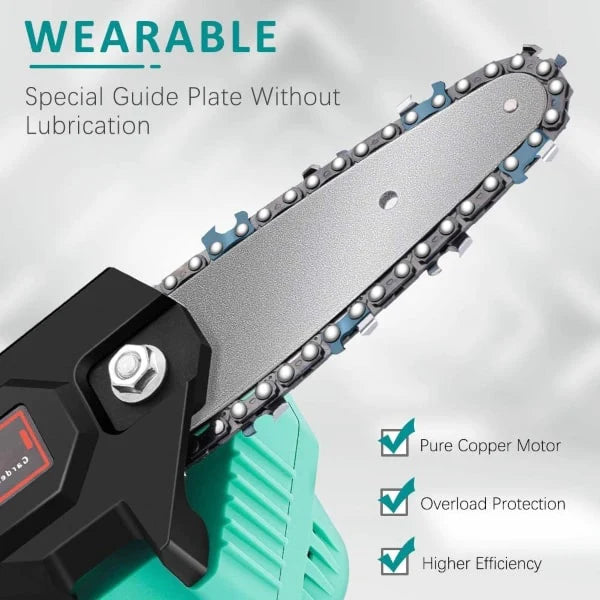 Mini fierastrau electric cu 2 acumulatori, 24V, lama de 10 cm!