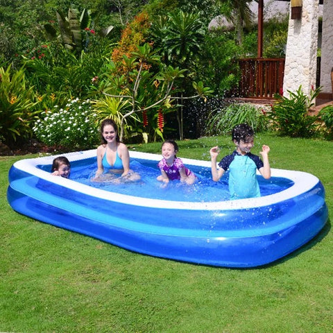 Pachet : Piscină + Boxă Bluetooth și Hamac Cadou!"