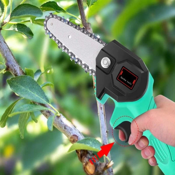 Mini fierastrau electric cu 2 acumulatori, 24V, lama de 10 cm!