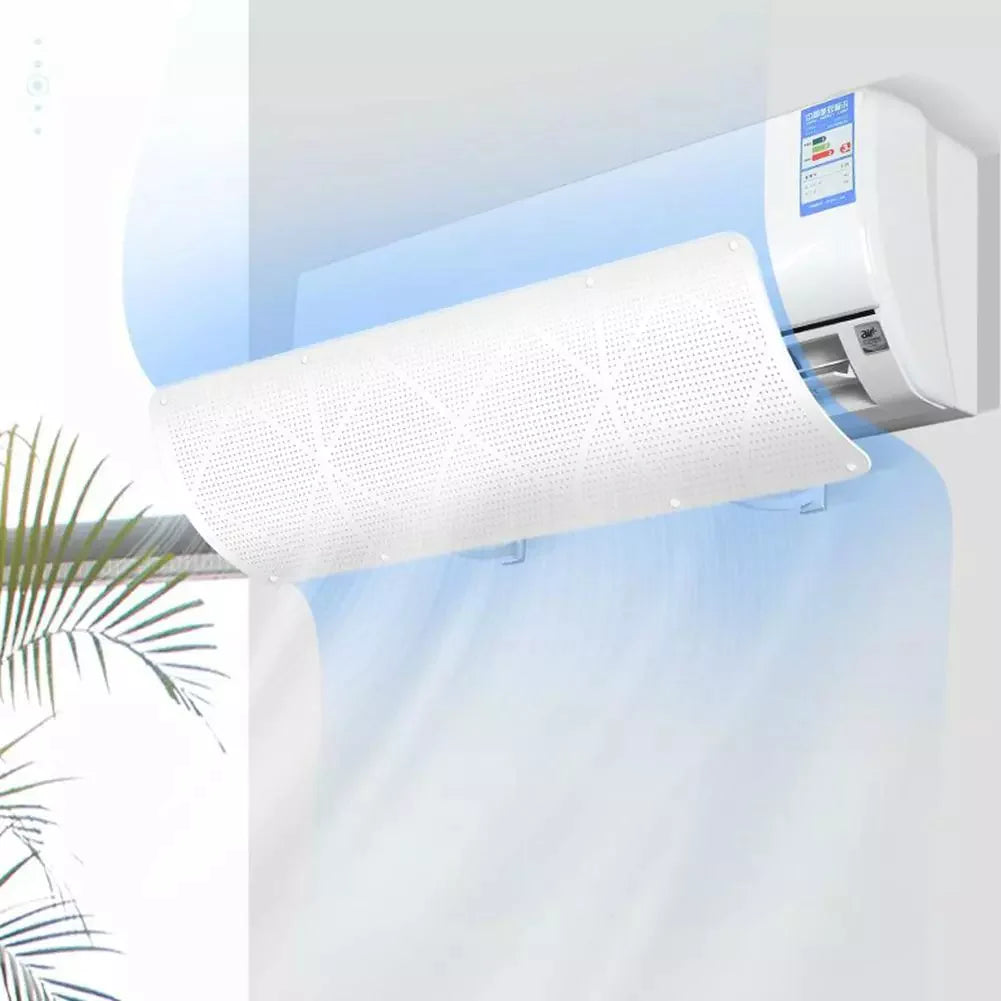 Deflector de Aer Premium pentru Aparat de Aer Conditionat Instalat pe Perete, Universal, Reglabil pe Lungime 52-92cm, Latime 16cm
