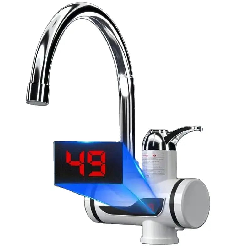 Robinet electric Instant pentru apa calda, cu afisaj LCD