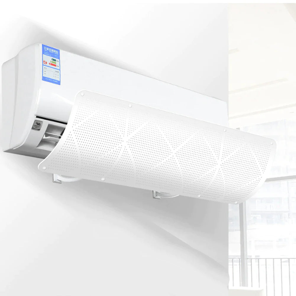 Deflector de Aer Premium pentru Aparat de Aer Conditionat Instalat pe Perete, Universal, Reglabil pe Lungime 52-92cm, Latime 16cm