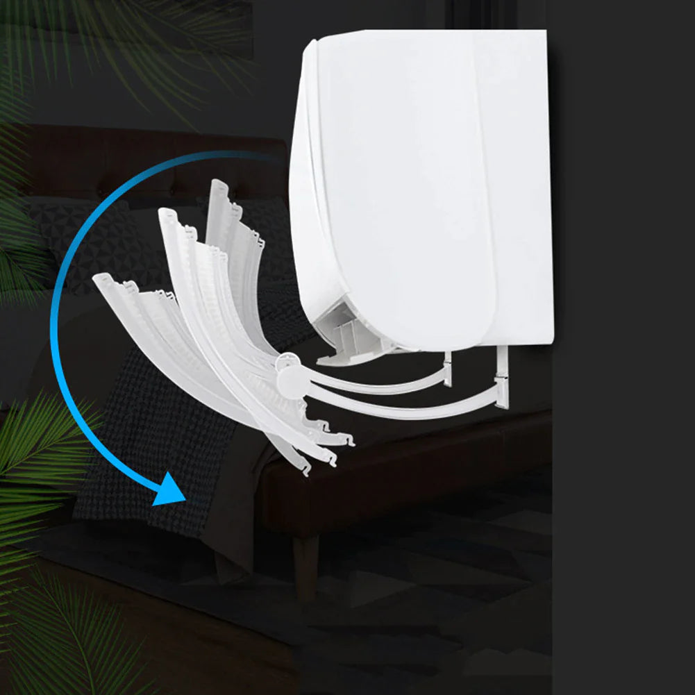 Deflector de Aer Premium pentru Aparat de Aer Conditionat Instalat pe Perete, Universal, Reglabil pe Lungime 52-92cm, Latime 16cm