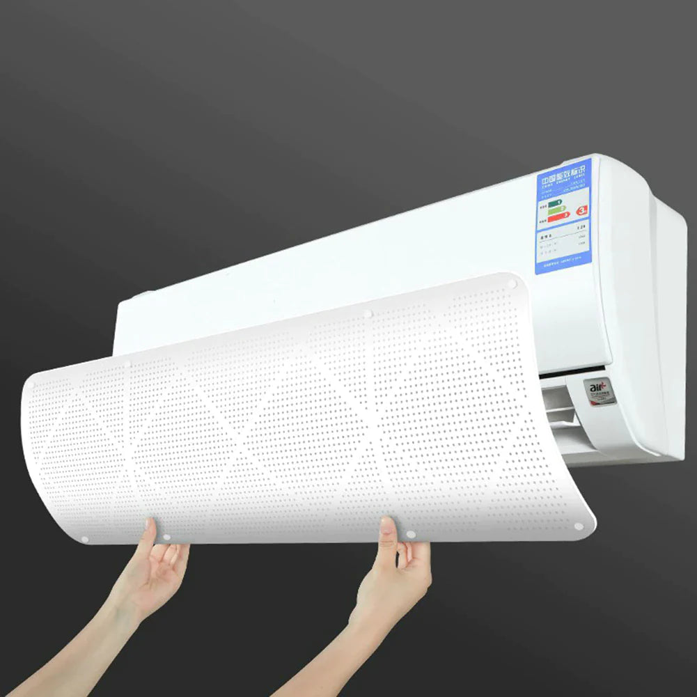 Deflector de Aer Premium pentru Aparat de Aer Conditionat Instalat pe Perete, Universal, Reglabil pe Lungime 52-92cm, Latime 16cm