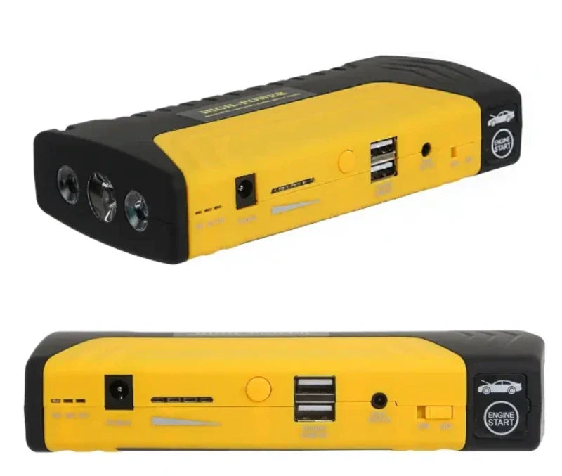 KIT PORNIRE AUTO, MOTO PT BATERIE DESCARCATA, CU POWERBANK, LED, USB (JUMP STARTER, BATERIE EXTERNA)