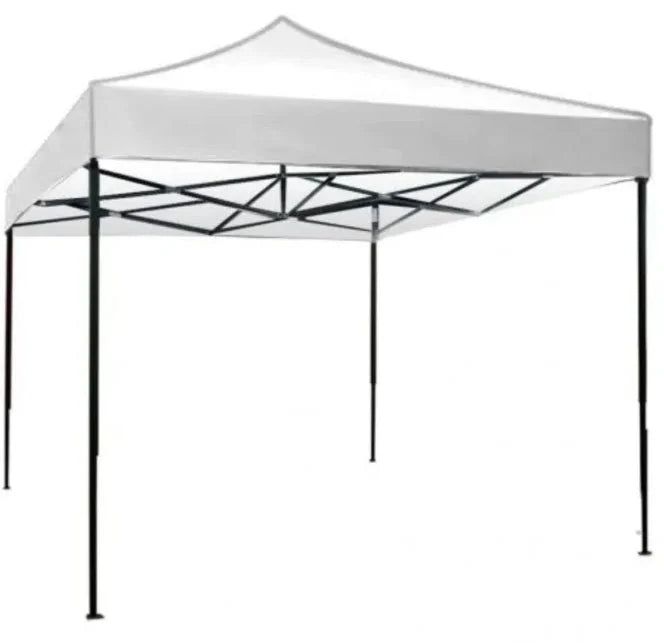 Cort Pavilion 3x3m Pliabil Cadru Metal pentru Curte, Gradina, Evenimente