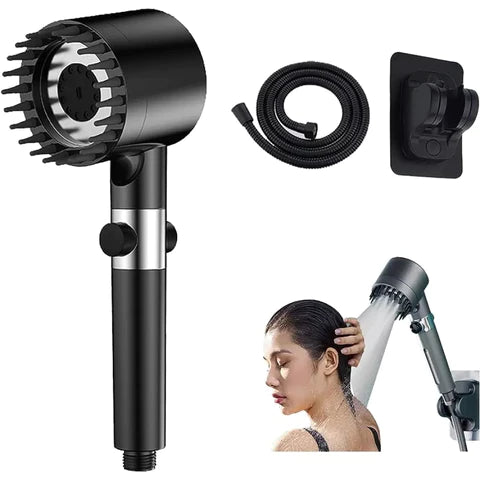 1 + 1 GRATIS! Cap de dus de mana de inalta presiune si elice Turbo Vortex