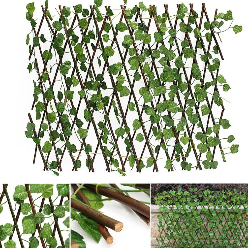Gard artificiale, verde, extensibil 100x200 cm
