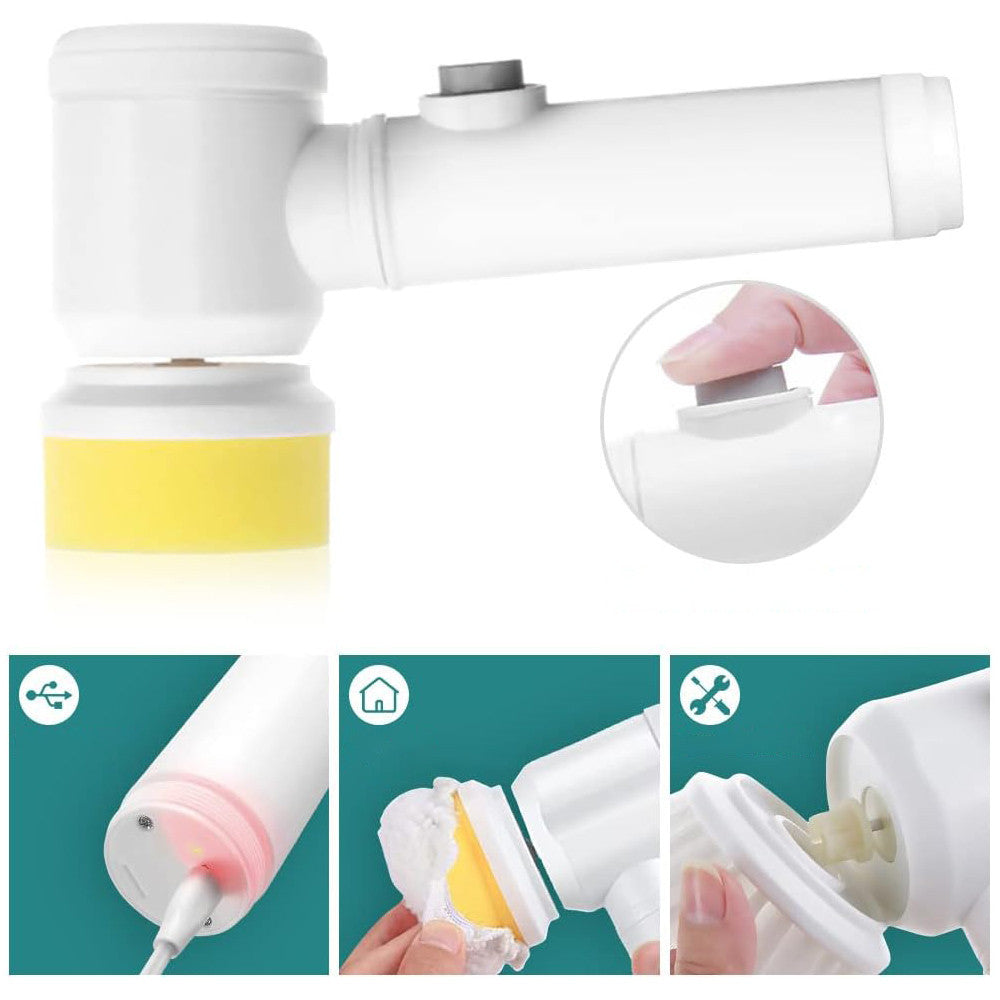 Perie 5in1 Electrica Curatat Magic Brush, Vesela, Baie, Bucatarie