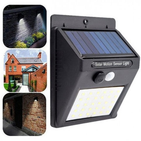 Lampa LED cu incarcare solara si senzor de miscare