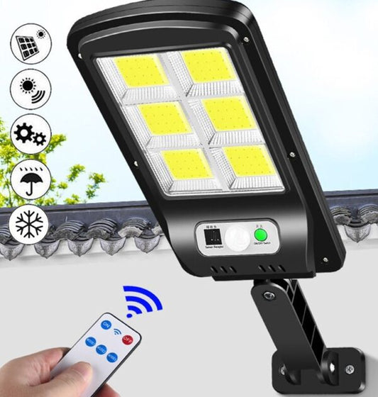 Lampa solara LED cu senzor de miscare si unghi de inductie 120 grade