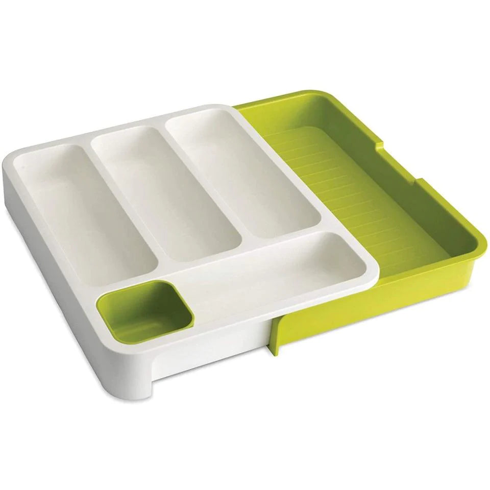 Organizator extensibil de tacamuri pentru sertar