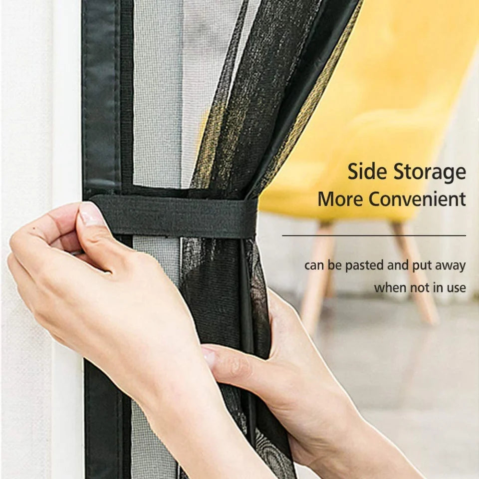 Perdea tip plasa cu inchidere magnetica pentru tantari, muste sau alte insecte