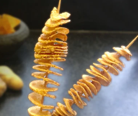 Aparat pentru chipsuri de cartofi spirala