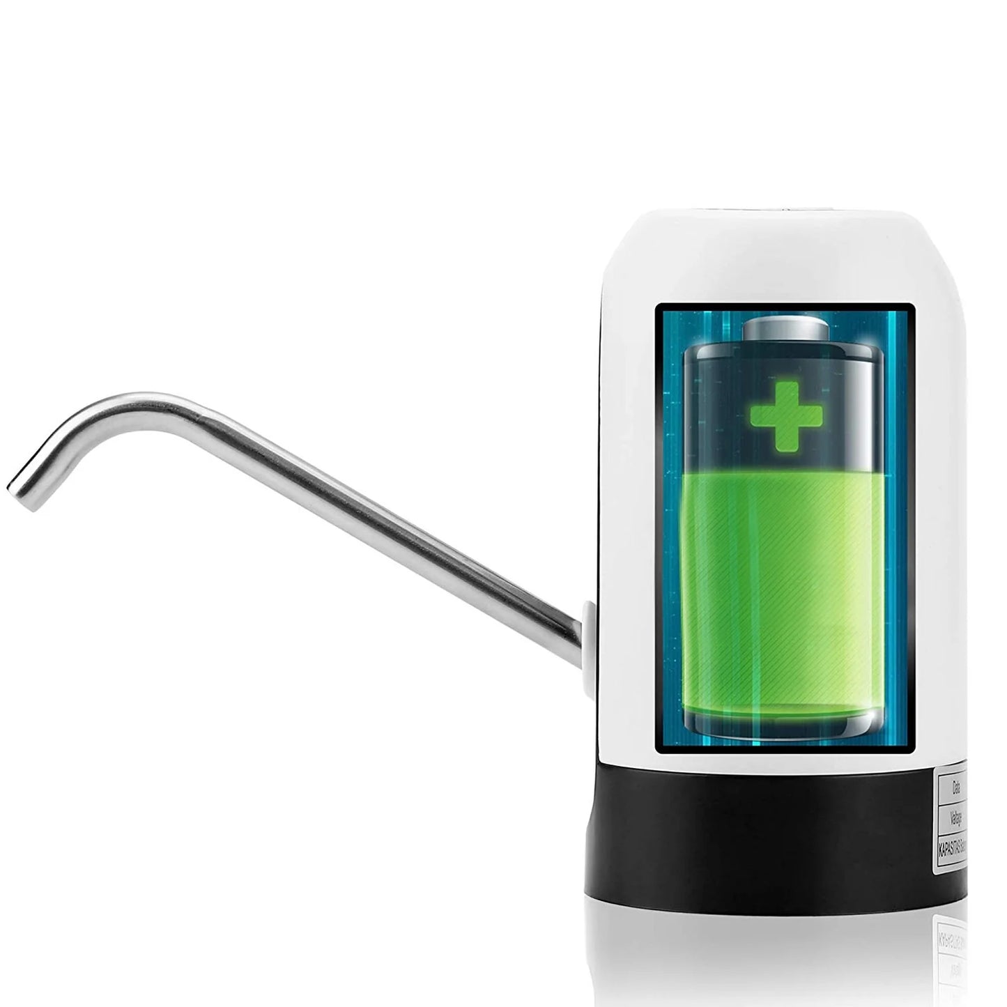 Pompa electrica de apa, pentru bidoane mari, cu acumulator reincarcabil USB