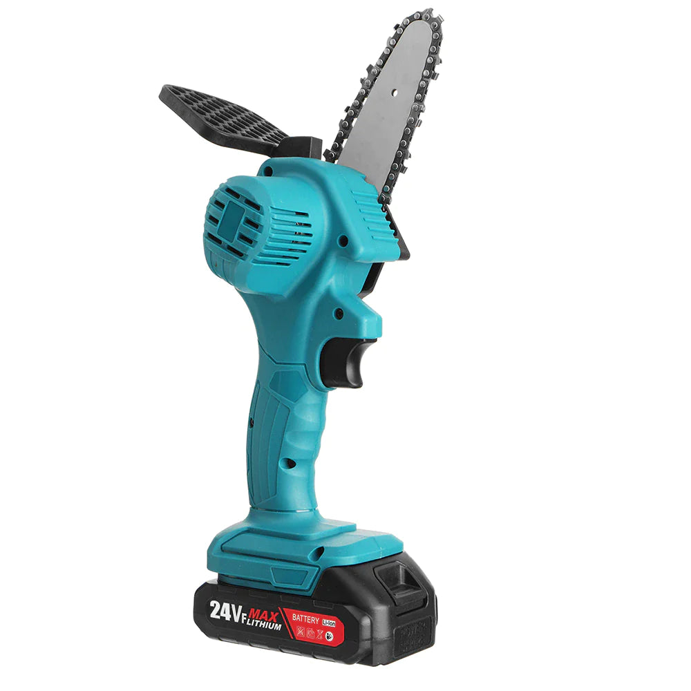 Mini fierastrau electric cu 2 acumulatori, 24V, lama de 10 cm!