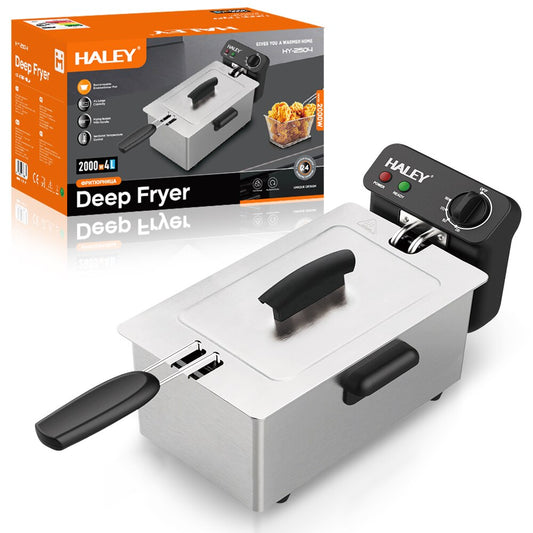 Friteuza Electrica HALEY HY-2504 cu Capacitate de 4L