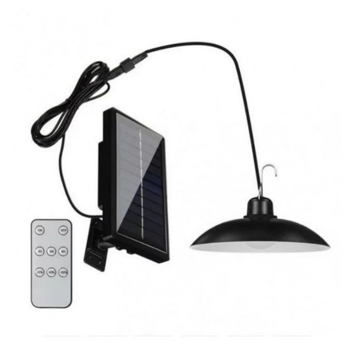 Panou Solar cu 1 Bec LED cu Aplica si Telecomanda