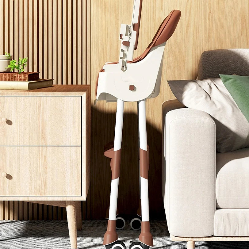 Scaun de masă multifuncțional și reglabil pentru bebeluși,Roz – Design modern și confort maxim!