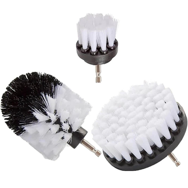 Set 3 perii de curatare cu adaptor pentru bormasina sau autofiletanta