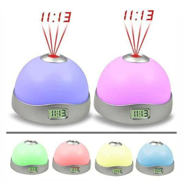 Ceas digital cu proiectie LED, 2 in 1