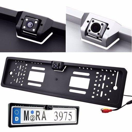 Camera video marsarier cu infrarosu cu suport numar auto inclus