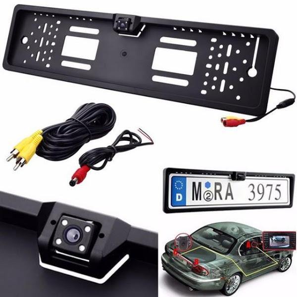 Camera video marsarier cu infrarosu cu suport numar auto inclus