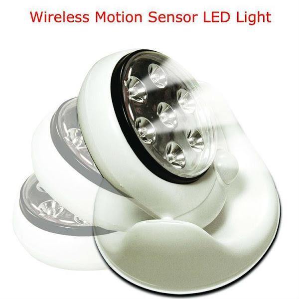 Lampa fara fir cu senzor de miscare 360 de grade