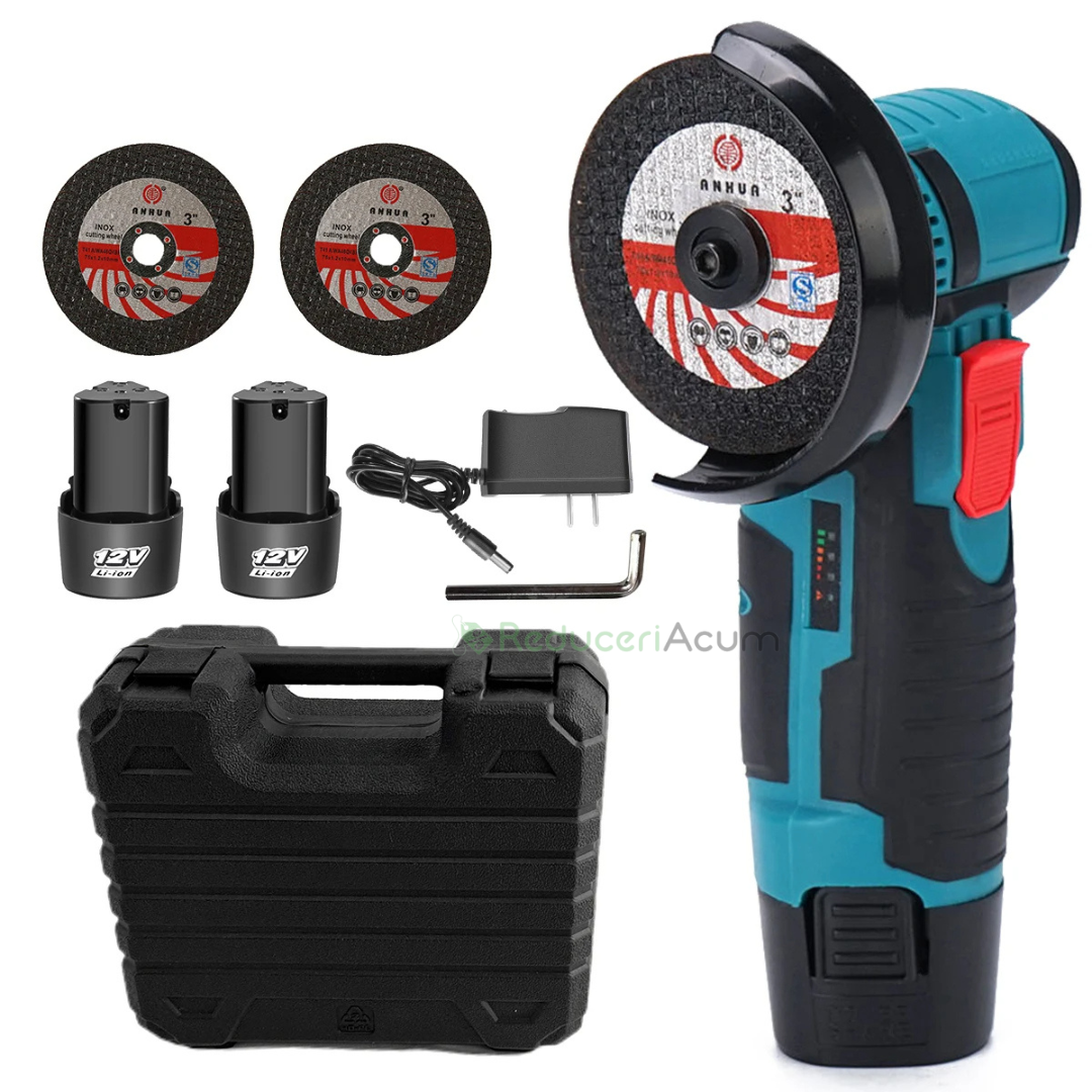 Mini polizor portabil GrinderPro 2 x Acumulatori