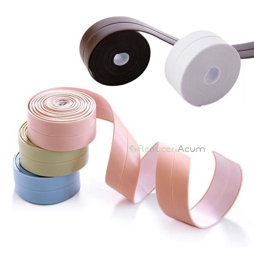 Set 2 x Banda adeziva de etansare 4cm, Roz