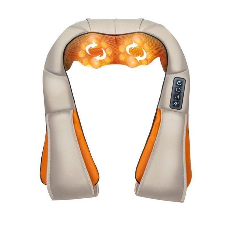 Aparat pentru masaj umeri si gat Massager of Neck Kneading cu infrarosu