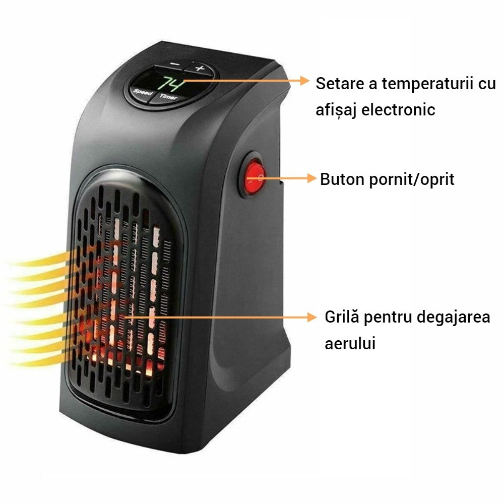 Aeroterma portabila, putere 350 W