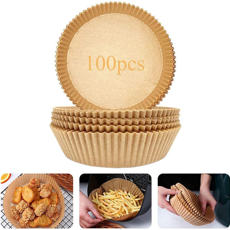 Hartie de copt pentru friteuza si tava, unica folosinta, 200 Buc