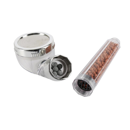 Pachet! Perie de corp pentru dus + Cap de dus cu granule