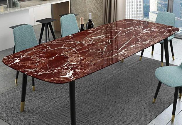 2 Bucati Folie Autoadeziva, Imitatie Marmura 60 x 300 cm, Maro