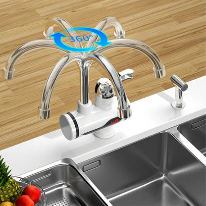 Robinet electric Instant pentru apa calda, cu afisaj LCD
