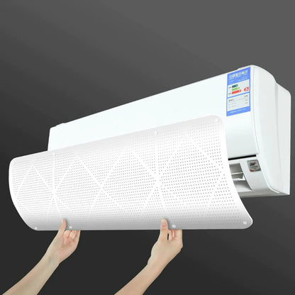 Deflector de Aer Premium pentru Aparat de Aer Conditionat Instalat pe Perete, Universal, Reglabil pe Lungime 52-92cm, Latime 16cm