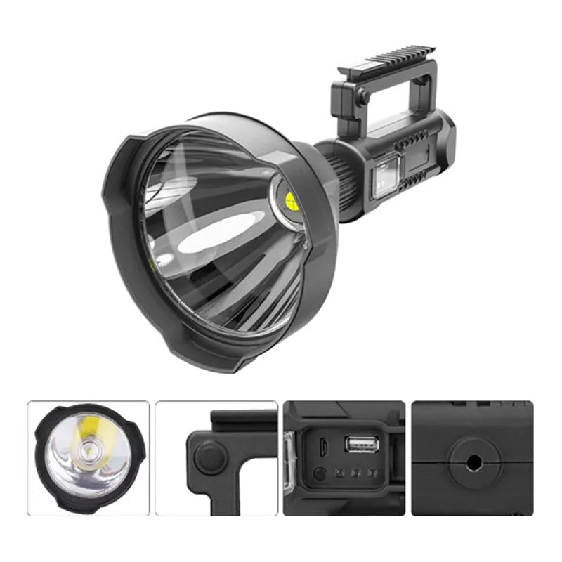 Lanterna de mana 25000 W, trepied, 4 moduri iluminare, Lumina 500 ,M