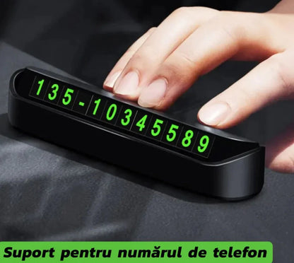 Suport numar de telefon pentru parcare temporara