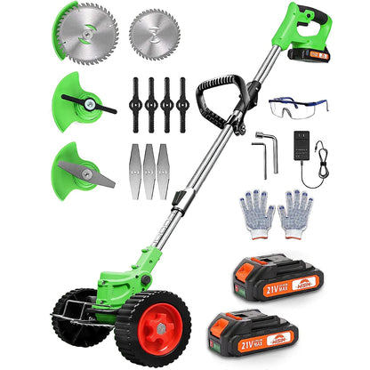 Motocoasă Portabilă cu 2 Baterii 48v Putere 800W 4000 MAH