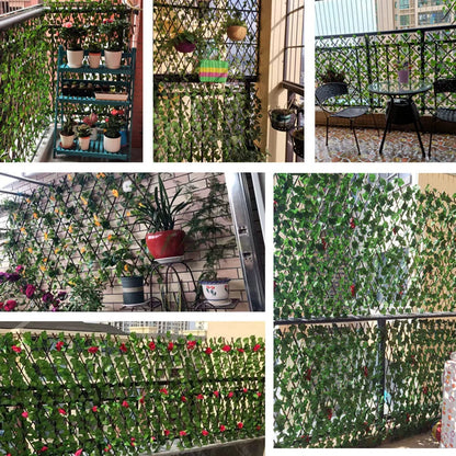 Gard artificiale, verde, extensibil 100x200 cm
