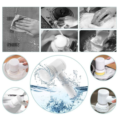Perie 5in1 Electrica Curatat Magic Brush, Vesela, Baie, Bucatarie