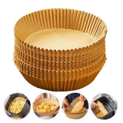 Hartie de copt pentru friteuza si tava, unica folosinta, 100 Buc