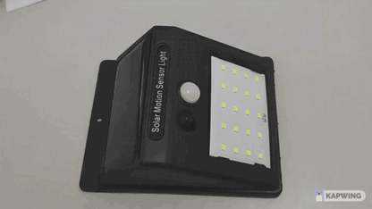 Lampa LED cu incarcare solara si senzor de miscare