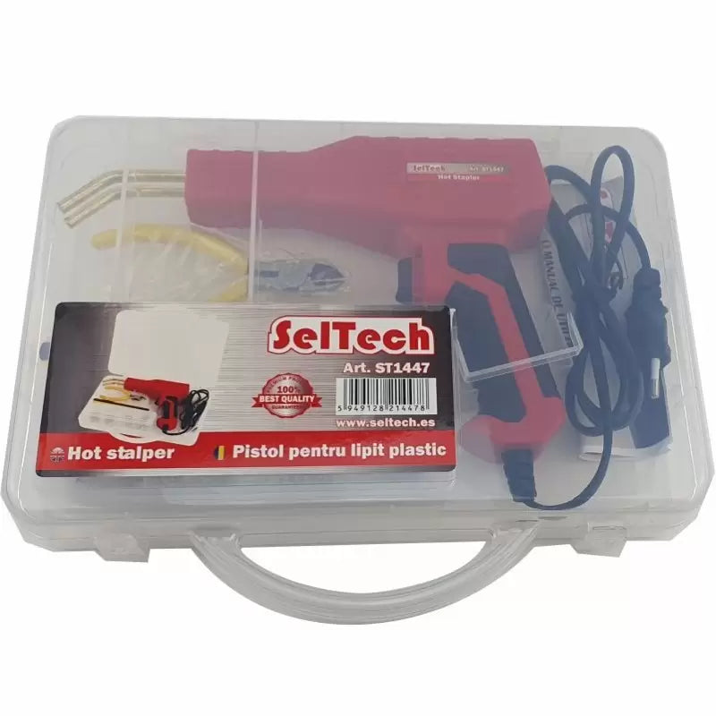 Trusa pistol, aparat profesional pentru sudat/lipit plastic, 50W