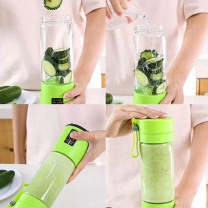 Blender portabil, cu baterie proprie, pentru fructe si legume